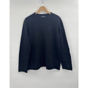 Vintage Y2K Lauren Jeans Co Ralph Lauren Mens Large Sweater Black Rollneck 90s